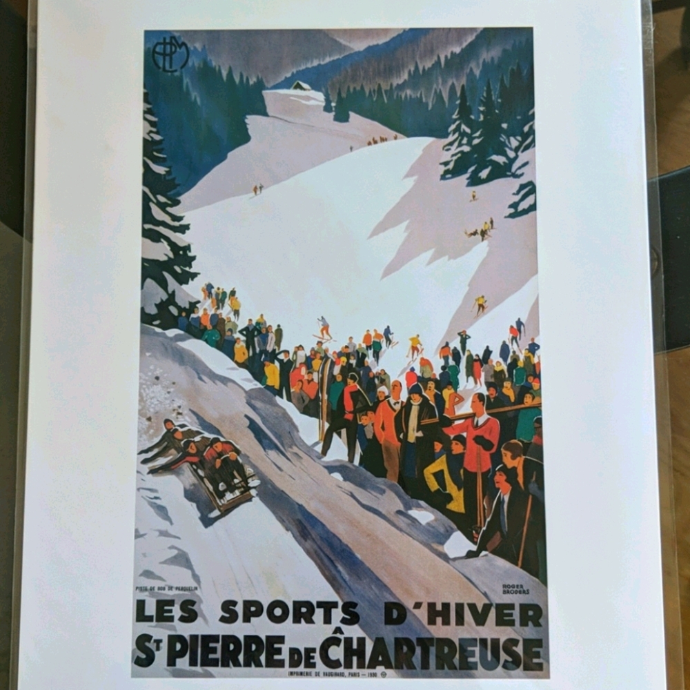 Roger Broders' "St. Pierre De Chartreuse" print.